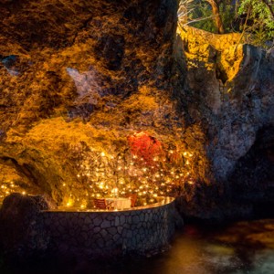 cave dining - the caves jamaica - luxury caribbean holidays