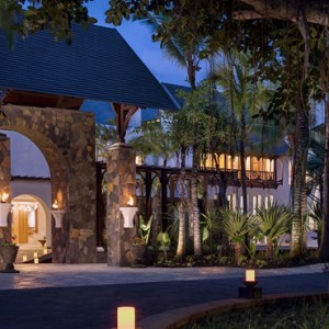 entrance - Shangri La Le touessrock - Luxury Mauritius holidays