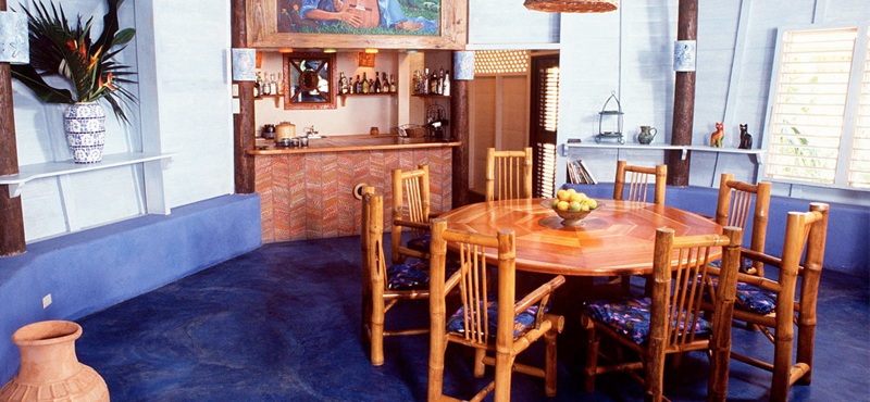 the dining room - the caves jamaica - luxury caribbean holidays