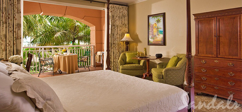 luxury Bahamas holiday Packages Sandals Royal Bahamian Windsor Honeymoon Club Level Oversized Junior Suite