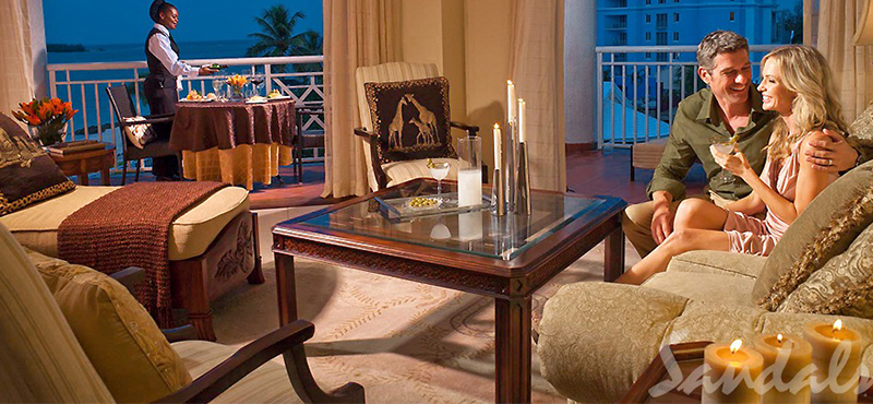 luxury Bahamas holiday Packages Sandals Royal Bahamian Windsor Honeymoon Oceanview One Bedroom Butler Royal Suite 5