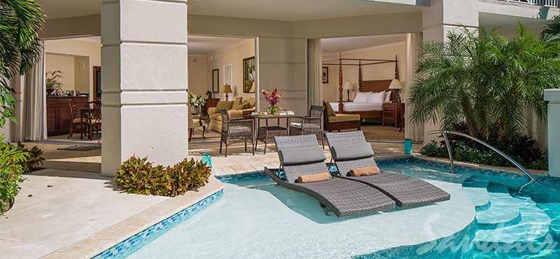 luxury Bahamas holiday Packages Sandals Royal Bahamian Windsor Honeymoon Hideaway Swim Up Crystal Lagoon Zen Butler Suite 3