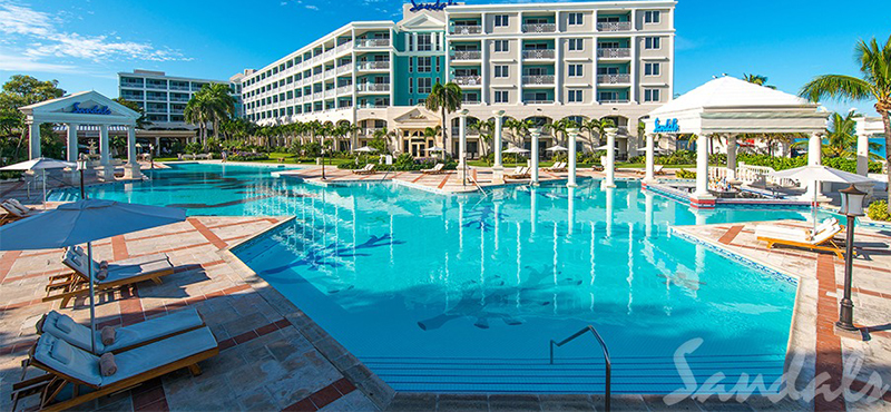 luxury Bahamas holiday Packages Sandals Royal Bahamian Windsor Honeymoon Hideaway Swim Up Crystal Lagoon Zen Butler Suite 4