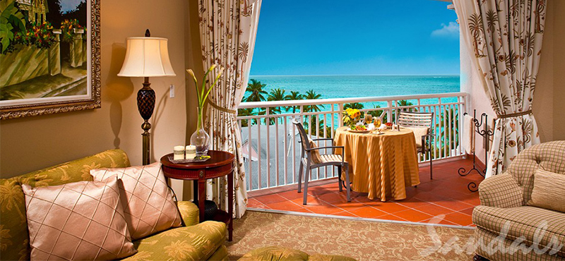 luxury Bahamas holiday Packages Sandals Royal Bahamian Windsor Oceanview Club Level Suite 2