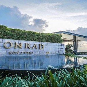 Conrad Koh Samui - Luxury Thailand Holiday packages - conrad hotel entrance