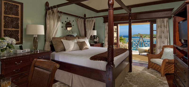 Governor General Oceanfront One Bedroom Butler Suite Sandals Royal Plantation Luxury Jamaica All Inclusive Holidays