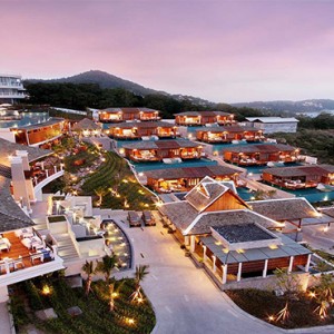 KC resort & overwater villas - Luxury Thailand holiday packages - Aerial view