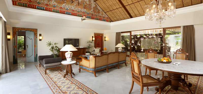 Luxury Bali Holiday Packages Sudamala Suites & Villas Two Bedroom Legong Villa Living Area1