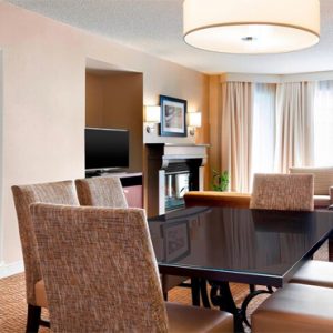 Luxury Canada Holiday Packages Le Westin Resort And Spa Tremblant Quebec Suite, 1 Bedroom SSuite, 2 Queen, Sofa Bed, Fireplace