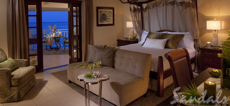 Luxury Jamaica Holiday Packages Sandals Royal Plantation Grand Duchess Oceanfront Verandah Butler Suite HVR