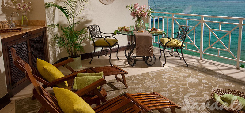 Luxury Jamaica Holiday Packages Sandals Royal Plantation Grand Duchess Oceanfront Verandah Butler Suite HVR 2