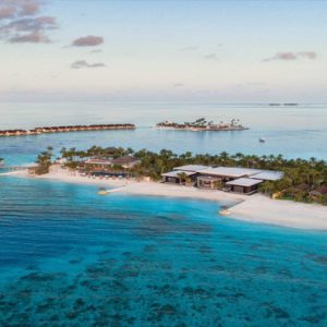 Luxury Maldives Holiday Packages OBLU Select At Sangeli Aerial View1