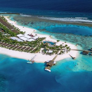 Luxury Maldives Holiday Packages OBLU Select At Sangeli Aerial View2