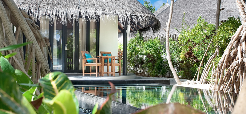 Deluxe Beach Villa With Pool The Sun Siyam Iru Fushi Luxury Maldives Holidays