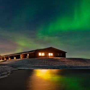 Hotel Ranga - Luxury Iceland Holiday Packages - Exterior at night
