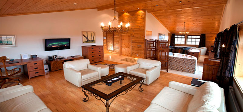 Hotel Ranga - Luxury Iceland Holiday Packages - Suite living area