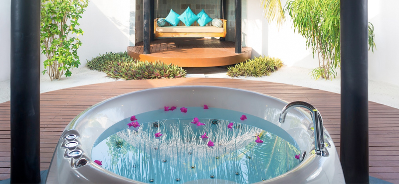 Family Deluxe Beach Villa With Pool 3 The Sun Siyam Iru Fushi Luxury Maldives Holidays