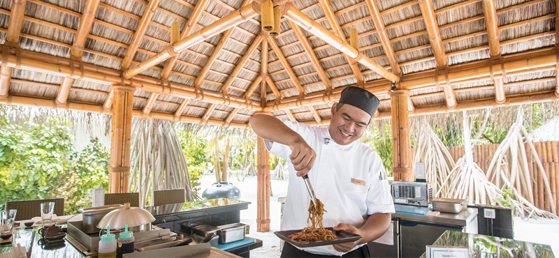 teppanyaki - the sun siyam iru fushi - luxury maldives holidays