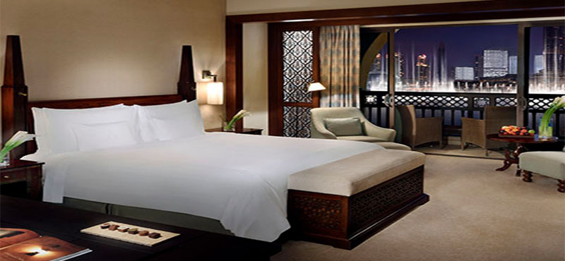The Palace Downtown Dubai Luxury Dubai Holiday Packages Deluxe Fountain View Room