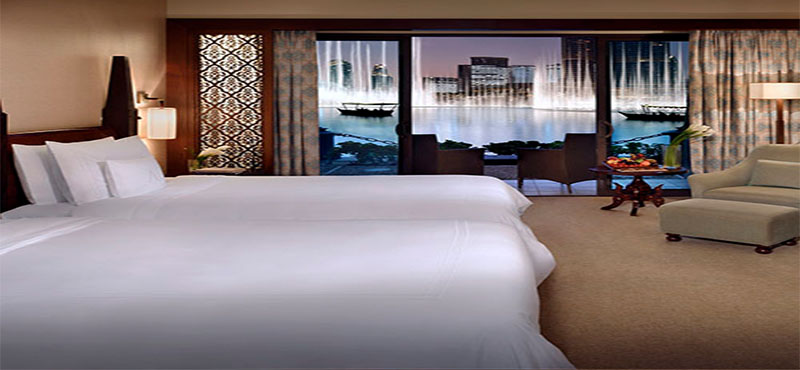 The Palace Downtown Dubai Luxury Dubai Holiday Packages Deluxe Fountain View Room Twin