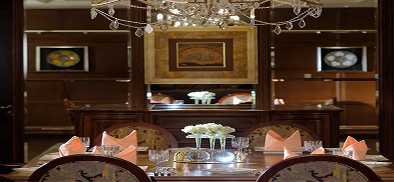 The Palace Downtown Dubai Luxury Dubai Holiday Packages Imperial Suites Dining Room