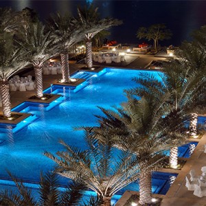 The Palace Downtown Dubai - Luxury Dubai holiday packages - Poolside