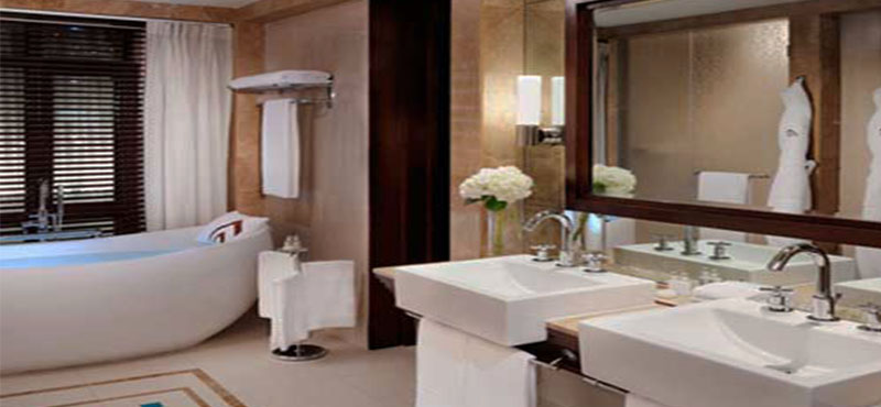 The Palace Downtown Dubai Luxury Dubai Holiday Packages Royal Suites Bathroom