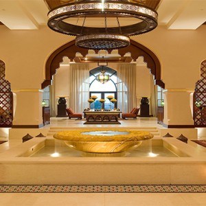 The Palace Downtown Dubai - Luxury Dubai holiday packages - lobby fountain