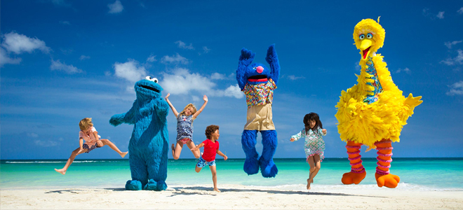 Sesame Street Characters Beaches Negril
