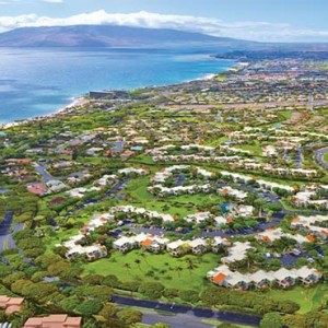 Palms at Wailea Maui by Outrigger - Luxury Hawaii holiday packages - aerial view