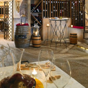 wine cellar - st regis rome - luxury rome holiday packages