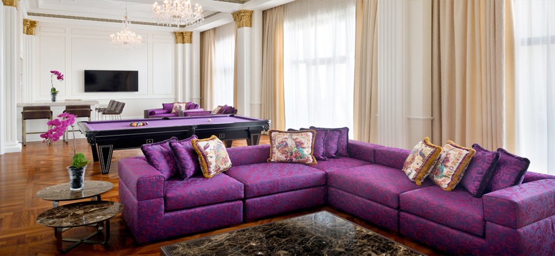 Palazzo Versace - Luxury Dubai Holiday packages - Imperial Suites living area1