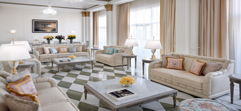 Palazzo Versace - Luxury Dubai Holiday packages - Imperial Suites living room
