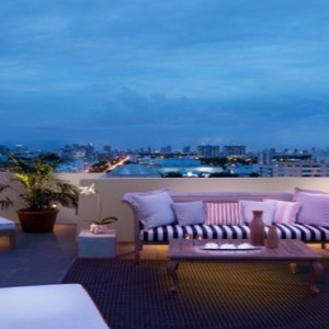 SLS South Beach - Luxury Miami holiday packages - SLS Suite balcony