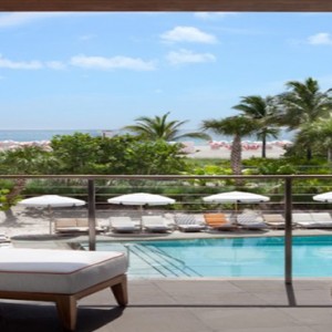 SLS South Beach - Luxury Miami holiday packages - Villa Penthouse pool