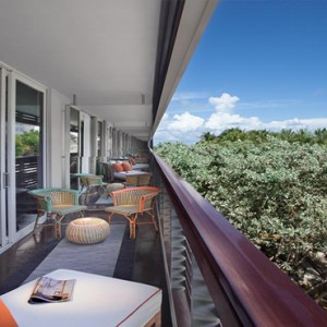 SLS South Beach - Luxury Miami holiday packages - Villa balcony