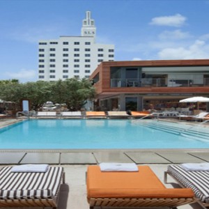 SLS South Beach - Luxury Miami holiday packages - pool by day