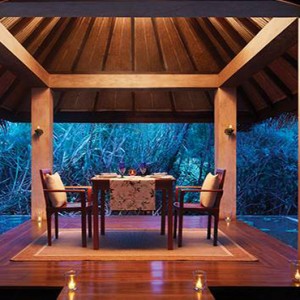 Jetwing Vil Uyana - Luxury Sri Lanka Holiday Packages - private dining inside