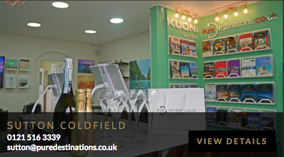 Sutton Coldfield Travel Agents - pure destinations sutton colfield