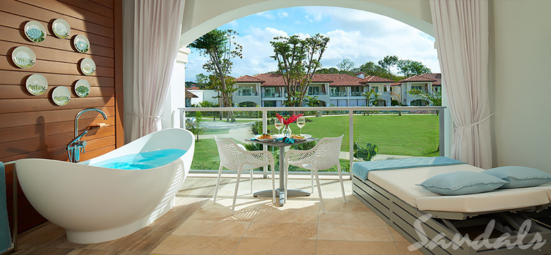 Luxury Barbados Holiday Packages Sandals Royal Barbados Royal Seaside Crystal Lagoon One Bedroom Oceanview Butler Suite W Balcony Tranquility Soaking Tub2