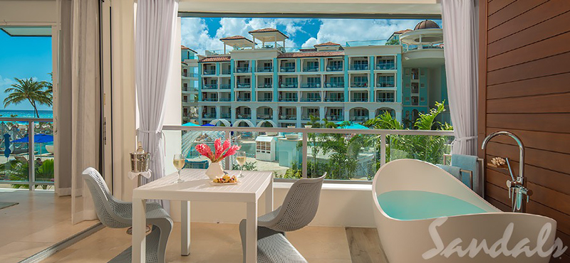 Luxury Barbados Holiday Packages Sandals Royal Barbados Millionaire Butler Oceanview One Bedroom Suite W Balcony Tranquility Soaking Tub 4