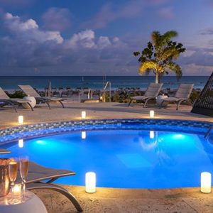 Luxury Barbados Holiday Packages Sandals Royal Barbados Pool At Night