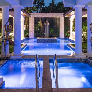 Luxury Barbados Holiday Packages Sandals Royal Barbados Pool At Night 2