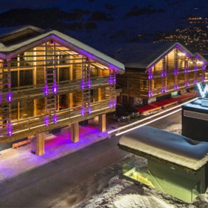 exterior - w verbier - luxury ski resorts