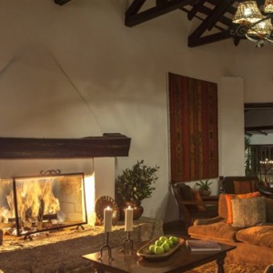 fireplace - Inkaterra Machu Picchu Pueblo Hotel - Luxury Peru Holiday Packages