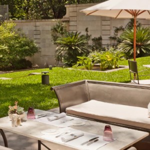 terrace - Palacio Duhau Park Hyatt - Luxury Buenos Aires holiday packages