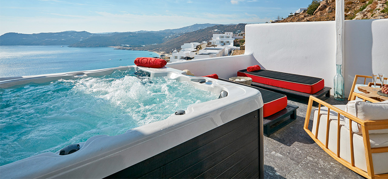 Grand Mystique Suite - myconian avaton mykonos - luxury greece holiday packages