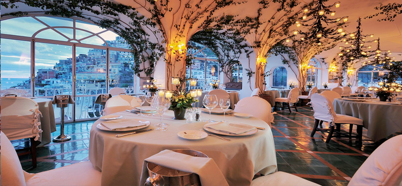 Le Sirenuse - Luxury Italy holiday Packages - La Sponda Restaurant