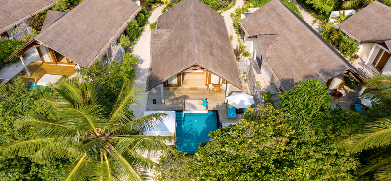 Luxury Maldives Holiday Packages Furaveri Island Resort & Spa Beach Pool Villa1