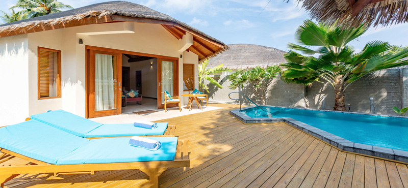 Luxury Maldives Holiday Packages Furaveri Island Resort & Spa Dhoni Pool Villa